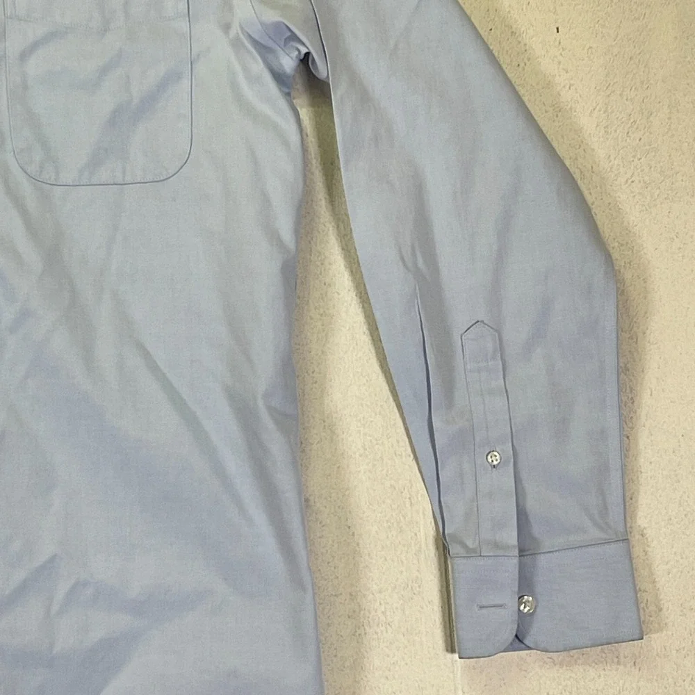 Men Small 15.5/33 Gold Label Raintree‎ & Yorke Slim Fit Non-Iron Dress Sky Blue